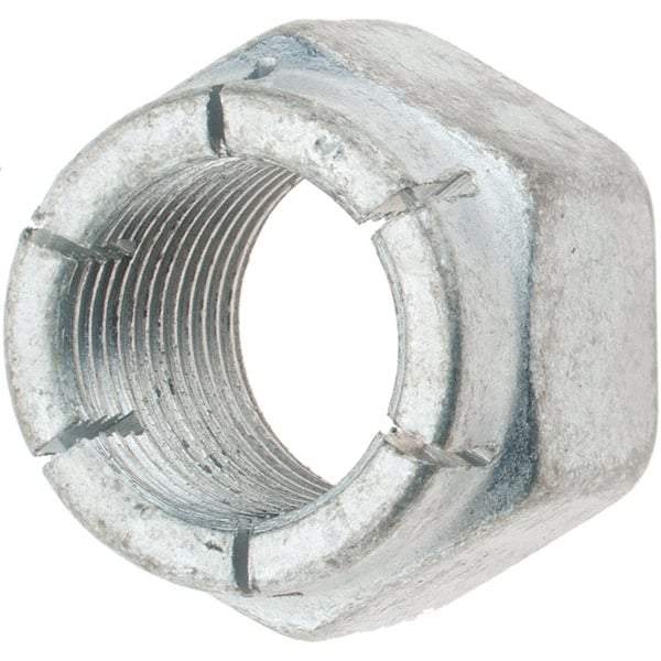 Value Collection - 3/4-16 UNJF Grade 2 Hex Lock Nut with Expanding Flex Top - Cadmium-Plated Finish, Meets Military Specifications - Apex Tool & Supply