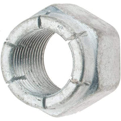 Value Collection - 3/4-16 UNJF Grade 2 Hex Lock Nut with Expanding Flex Top - Cadmium-Plated Finish, Meets Military Specifications - Apex Tool & Supply