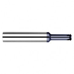 0.3000″ Cutter Diameter × 1.0000″ (1″) Reach Carbide Single Form 3/8″ Thread Milling Cutter, 4 Flutes, AlTiN Coated - Apex Tool & Supply