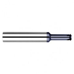 0.3000″ Cutter Diameter × 1.0000″ (1″) Reach Carbide Single Form 3/8″ Thread Milling Cutter, 4 Flutes, AlTiN Coated - Apex Tool & Supply