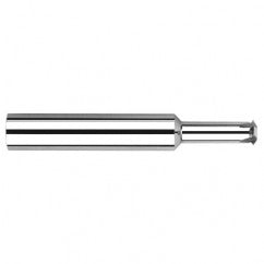 0.0720″ Cutter Diameter × 0.2500″ (1/4″) Reach Carbide Single Form #3 Thread Milling Cutter, 2 Flutes - Apex Tool & Supply
