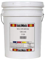 LubriMatic - 35 Lb Drum Lithium General Purpose Grease - Black, 350°F Max Temp, NLGIG 1-1/2, - Apex Tool & Supply