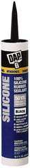 DAP - 10.1 oz Tube Black RTV Silicone Joint Sealant - -40 to 400°F Operating Temp, 10 to 20 min Tack Free Dry Time, 24 hr Full Cure Time - Apex Tool & Supply