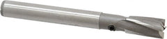 Made in USA - 9/32" Diam, 1/4" Shank, Diam, 4 Flutes, Straight Shank, Interchangeable Pilot Counterbore - Apex Tool & Supply