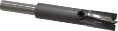 Made in USA - 13/32" Diam, 1/4" Shank, Diam, 4 Flutes, Straight Shank, Interchangeable Pilot Counterbore - Apex Tool & Supply
