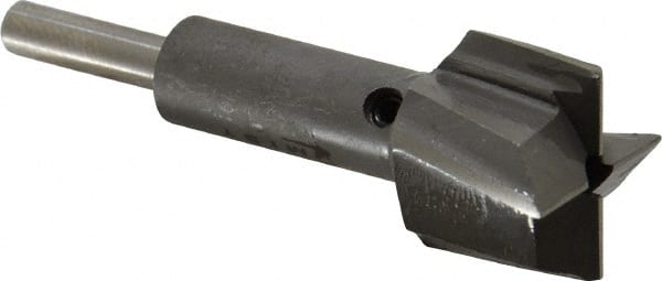 Made in USA - 31/32" Diam, 1/4" Shank, Diam, 4 Flutes, Straight Shank, Interchangeable Pilot Counterbore - Apex Tool & Supply