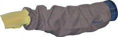 Ansell - Size Universal, Brown Kevlar Welding Sleeve - 26" Long Sleeve, Elastic Opening at Both Ends, Made with Thumb Hole - Apex Tool & Supply