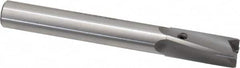 Made in USA - 17/32" Diam, 1/2" Shank, Diam, 4 Flutes, Straight Shank, Interchangeable Pilot Counterbore - Apex Tool & Supply