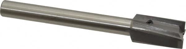 Made in USA - 13/16" Diam, 1/2" Shank, Diam, 4 Flutes, Straight Shank, Interchangeable Pilot Counterbore - Apex Tool & Supply