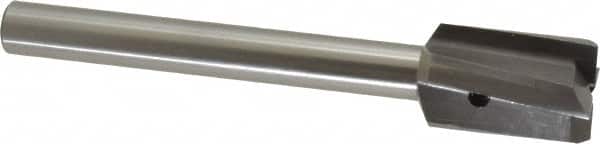 Made in USA - 15/16" Diam, 1/2" Shank, Diam, 4 Flutes, Straight Shank, Interchangeable Pilot Counterbore - Apex Tool & Supply