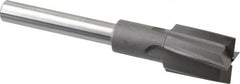Made in USA - 1-1/16" Diam, 1/2" Shank, Diam, 4 Flutes, Straight Shank, Interchangeable Pilot Counterbore - Apex Tool & Supply