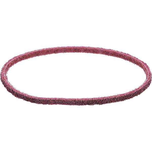 Dynabrade - 1/4" Wide x 18" OAL, Aluminum Oxide Abrasive Belt - Aluminum Oxide, Medium, Nonwoven, Cloth Backing, Wet/Dry - Apex Tool & Supply