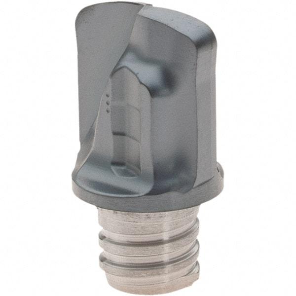 Iscar - MM FF Grade IC908 Carbide End Milling Tip Insert - TiAlN Finish, 2 Flutes, 1/2" Cutting Diam, 0.027" Depth of Cut, 0.591" Extension - Apex Tool & Supply