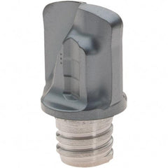 Iscar - MM FF Grade IC908 Carbide End Milling Tip Insert - TiAlN Finish, 2 Flutes, 1/2" Cutting Diam, 0.027" Depth of Cut, 0.591" Extension - Apex Tool & Supply