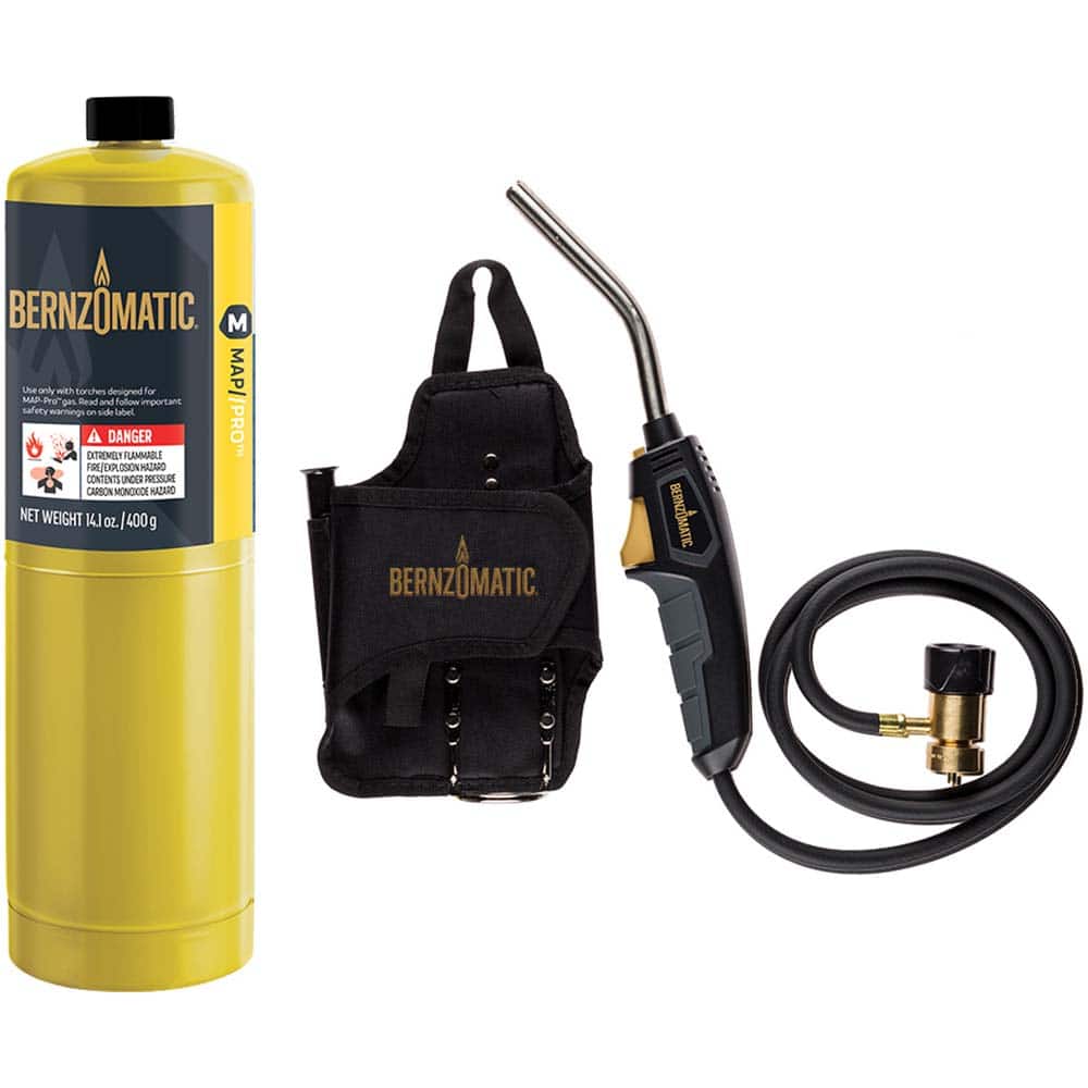 Bernzomatic - Propane & MAPP Torch Kits Type: Trigger Start Max Power Hose Kit Fuel Type: Max Power Propylene M-P-P - Apex Tool & Supply