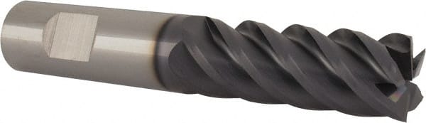 SGS - 5/8" Diam, 1-5/8" Length of Cut, 5/8" Shank Diam, 3-1/2" OAL, 5 Flute Solid Carbide Square End Mill - Apex Tool & Supply