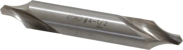 Keo - #4-1/2 Radius Cut 60° Incl Angle High Speed Steel Combo Drill & Countersink - Apex Tool & Supply