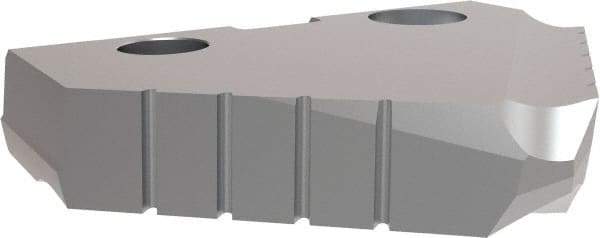 Allied Machine and Engineering - 1-7/8" Diam x 1/4" Thick, Seat Code 3, 90° Included Angle Spade Drill Insert - TiCN Coated, Cobalt, Grade Super Cobalt, Series T-A - Apex Tool & Supply