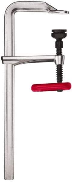 Bessey - 5-1/2" Deep Throat, 16" Max Capacity, Standard Sliding Arm Clamp - 2,800 Lb Clamping Pressure, 0.775" Spindle Diam - Apex Tool & Supply