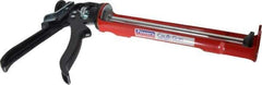 Powers Fasteners - 10 oz Half Barrel Frame Manual Caulk/Adhesive Applicator - Use with Power Fastner Push-Pak Cartridge & Power Fastner T308+ Epoxy Adhesive Anchoring System & Quik-Shot Carridge - Apex Tool & Supply