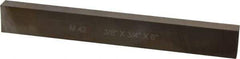 Cleveland - M42 Cobalt Rectangular Tool Bit Blank - 3/8" Wide x 3/4" High x 6" OAL, 2 Beveled Ends, 10° Bevel Angle, Ground - Exact Industrial Supply