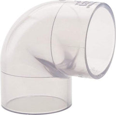 Made in USA - 2" PVC Plastic Pipe Fitting - Schedule 40, Slip x Slip End Connections - Apex Tool & Supply