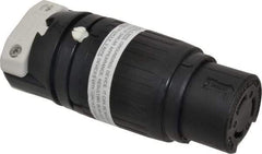 Hubbell Wiring Device-Kellems - 250 VDC, 600 VAC, 50 Amp, NonNEMA Configuration, Industrial Grade, Self Grounding Connector - 1 Phase, 3 Poles, IP20, 0.83 to 1-1/4 Inch Cord Diameter - Apex Tool & Supply
