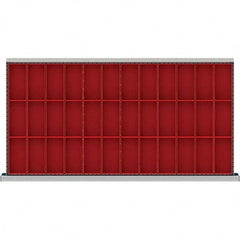 LISTA - 36-Compartment Drawer Divider Layout for 3.15" High Drawers - Apex Tool & Supply