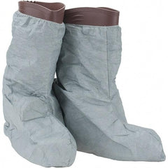 Dupont - Size Universal, ProShield 3, Non-Skid Boot Cover - Grey, Non-Chemical Resistant - Apex Tool & Supply