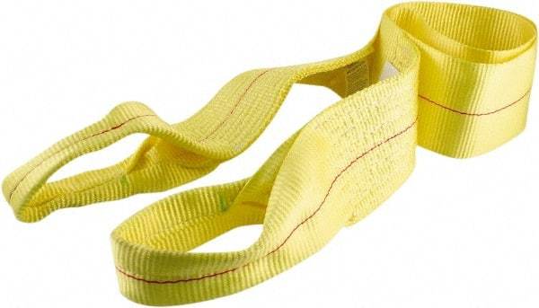Erickson Manufacturing - Loop Polyester Tow Strap - 6' Long, 15,000 Lb Capacity - Apex Tool & Supply