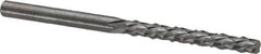 Accupro - 1/8" Diam, 1/2" LOC, Plain End, Solid Carbide Diamond Pattern Router Bit - Right Hand Cut, 1-1/2" OAL, 1/8" Shank Diam, Use on Fiberglass - Apex Tool & Supply