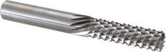 Accupro - 5/16" Diam, 1" LOC, Burr End, Solid Carbide Diamond Pattern Router Bit - Right Hand Cut, 2-1/2" OAL, 5/16" Shank Diam, Use on Fiberglass - Apex Tool & Supply