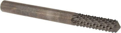 Accupro - 1/4" Diam, 3/4" LOC, Drill Point End, Solid Carbide Diamond Pattern Router Bit - Right Hand Cut, 2-1/2" OAL, 1/4" Shank Diam, Use on Fiberglass, Phenolic - Apex Tool & Supply