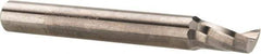 Accupro - 1/4" Cutting Diam x 3/8" Length of Cut, 1 Flute, Upcut Spiral Router Bit - Uncoated, Right Hand Cut, Solid Carbide, 2" OAL x 1/4" Shank Diam, Single Edge, 21° Helix Angle - Apex Tool & Supply