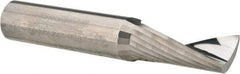 Accupro - 1/2" Cutting Diam x 1" Length of Cut, 1 Flute, Upcut Spiral Router Bit - Uncoated, Right Hand Cut, Solid Carbide, 3" OAL x 1/2" Shank Diam, Single Edge, 21° Helix Angle - Apex Tool & Supply