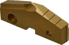 Value Collection - 3" Diam x 7/16" Thick, Seat Code 5, 144° Included Angle Spade Drill Insert - TiN Coated, High Speed Steel, Series T-A - Apex Tool & Supply