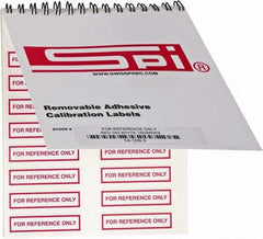 SPI - Inspection Label - Legend: For Reference Only, English, Red & White, 2" Long x 1/2" High, No Coating - Apex Tool & Supply