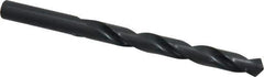 Hertel - 23/64" 118° High Speed Steel Jobber Drill - Oxide Finish, Right Hand Cut, Spiral Flute, Straight Shank, 4-7/8" OAL, Standard Point - Apex Tool & Supply