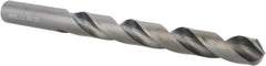 Hertel - 1/2" 118° High Speed Steel Jobber Drill - Oxide Finish, Right Hand Cut, Spiral Flute, Straight Shank, 6" OAL, Standard Point - Apex Tool & Supply