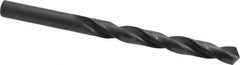 Hertel - Letter U 118° High Speed Steel Jobber Drill - Oxide Finish, Right Hand Cut, Spiral Flute, Straight Shank, 5" OAL, Standard Point - Apex Tool & Supply