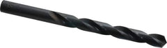 Hertel - Letter V 118° High Speed Steel Jobber Drill - Oxide Finish, Right Hand Cut, Spiral Flute, Straight Shank, 5" OAL, Standard Point - Apex Tool & Supply
