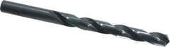 Hertel - Letter W 118° High Speed Steel Jobber Drill - Oxide Finish, Right Hand Cut, Spiral Flute, Straight Shank, 5-1/8" OAL, Standard Point - Apex Tool & Supply