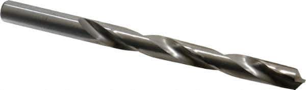 CJT - 25/64" 118° Carbide-Tipped Jobber Drill - Bright Finish, Right Hand Cut, Spiral Flute, Straight Shank, 5-1/4" OAL, Standard Point - Apex Tool & Supply