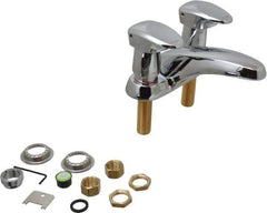 Moen - Knob Metering Handle, Deck Plate Bathroom Faucet - Two Handle, No Drain, Standard Spout - Apex Tool & Supply