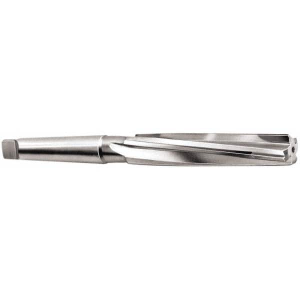 Made in USA - 9/16" Diam, 4 Flute, Carbide-Tipped 2MT Shank Core Drill - Apex Tool & Supply