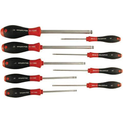 Wiha - 9 Piece Ball Hex Screwdriver Set - Comes in Box - Apex Tool & Supply