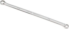 Proto - 1/4" x 5/16" 12 Point Spline Box Wrench - Double End, 8-5/8" OAL, Steel, Polished Finish - Apex Tool & Supply