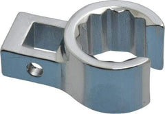 Proto - 11/16" 12 Point 3/8" Drive Chrome Flare Nut Crowfoot Wrench - 1-1/32" Head Diam x 11/16" Head Thickness, 1-1/2" OAL - Apex Tool & Supply