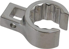 Proto - 13/16" 12 Point 3/8" Drive Chrome Flare Nut Crowfoot Wrench - 1-13/64" Head Diam x 23/32" Head Thickness, 1-1/2" OAL - Apex Tool & Supply
