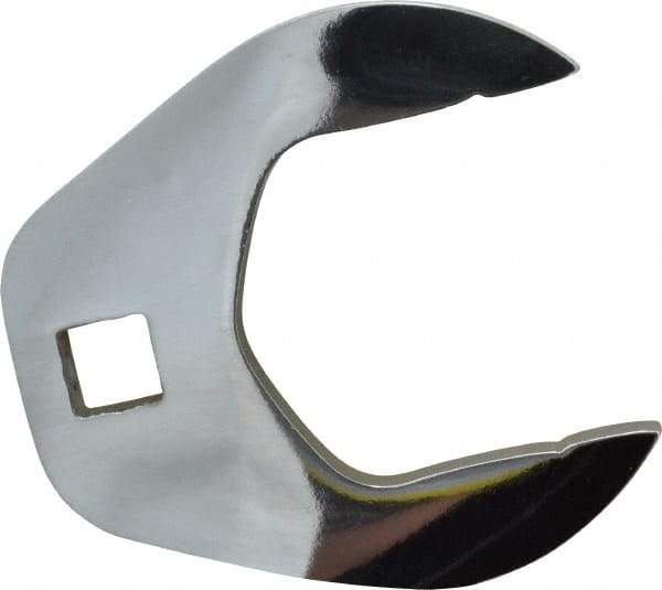 Proto - 1-1/2" 3/8" Drive Chrome Open End Crowfoot Wrench - 2.59" Head Diam x 0.38" Head Thickness - Apex Tool & Supply